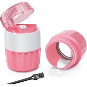DEPAD 3-in-1 Pill Crusher and Pill Cutter, Pills Crusher Fine Powder with Stainless Steel Grinding Head, Pil Grinder with Storage for Tablets, Cutter Splitter for Small and Tiny Pills in Kuwait