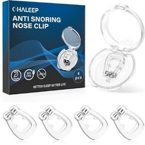 Anti Snoring Devices, Snore Stopper with Adjustable Magnet, Silicone Nose Clip Stop Snoring, Effective to Relieve Snoring, Snoring Solution for Comfortable and Quieter Sleep, Clear, M in Kuwait