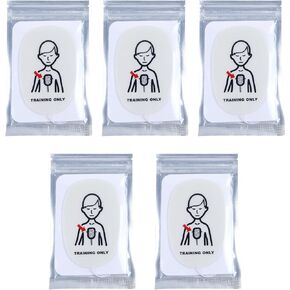 وسادات تدريب AED، 5 أزواج من وسادات تدريب XFT Mini AED (وسادات الأطفال)، تستخدم لـ XFT-D0009، XFT-120N، XFT-120NB، وسادات تدريب بديلة AED، وسادات تدريب CPR in Kuwait