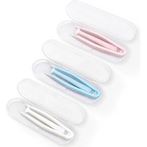 3Pcs soft Contact Lens Remover Tool Set – Silicone Suction Stick, Soft-Tip Contact Tweezers & box, contact remover tool for soft contacts & colored contacts, Travel-Friendly (pink, white, blue) in Kuwait