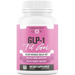 GLP-1 فيت جال | حبوب إنقاص الوزن ومثبطات الشهية وحارق الدهون للنساء | يدعم المسارات الصحية المرتبطة بنشاط GLP-1 | مكمل تم اختباره من قبل طرف ثالث - 60 كبسولة للبالغين in Kuwait
