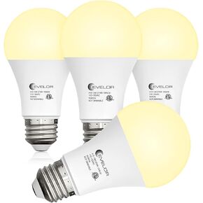 6-Packs A19 LED Light Bulbs,100 Watt Equivalent Daylight 5000K Bright Bulbs Efficient 13W,1500 Lumens E26 Base, Non-Dimmable, 15000-Hour Lifespan for Bedroom, Living Room, Office in Saudi Arabia