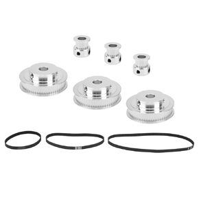 عجلة متزامنة عالية المتانة 20 سنًا/60 سنًا مع حزام توقيت، سهلة التركيب، لآلات الطحن وآلات تشكيل التروس، سبائك الألومنيوم in Kuwait