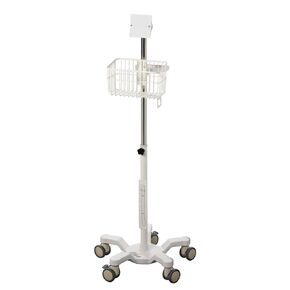 VivaDiagnostics Rolling Stand Vital Signs Monitor for WE 4400, (Monitor NOT Included), Blood Pressure Cuff Basket, Adjustable Pole, and Cord Organizer in Kuwait