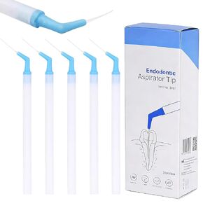 20 Bags Dental Endodontic Aspirator Tip - Surgical Suction Tips - Autoclavable Single-Use Dentist Tools (Length 0.52"/ 3.54", 1 Bags of 1 Tips) in Kuwait