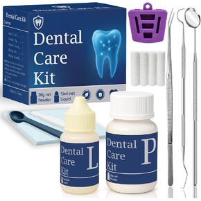 Zinc Oxide Eugenol Dental Cement Tooth Repair kit for Broken Teeth, Temporary Filling for Crowns, Tooth Filler, Cavity Filler for Teeth in Kuwait