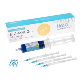 HE-1004 Hexa Etchant Gel 37% Phosphoric Acid Blue Syringes 4/Pk 2mL in Kuwait