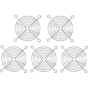 مروحة تبريد شواية معدنية للأصابع 5 قطع حافظة كمبيوتر شخصي مروحة تبريد شوايات سطح المكتب واقي إصبع غطاء حماية 40 مم 50 مم 60 مم 70 مم 120 مم (5 قطع 120 مم) in Kuwait