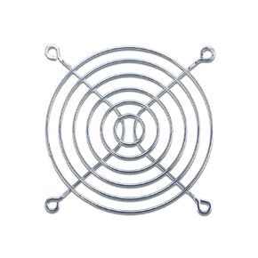 مروحة تبريد شواية معدنية للأصابع قطعة واحدة من غطاء شبكة مروحة معدنية للكمبيوتر الشخصي 140 مم 120 مم 90 مم 80 مم 40 مم 60 مم مشعاع فضي (4 سم) in Kuwait