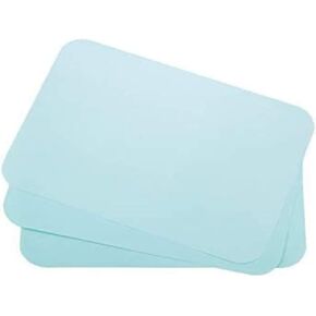 أغطية صينية الأسنان - صينية مقاس B مقاس 8.5 × 12.25 بوصة، ورق صينية ممتاز رائع أيضًا لصينية التجميل، عبوة من 1000 قطعة، من Vivid (أزرق) in Kuwait