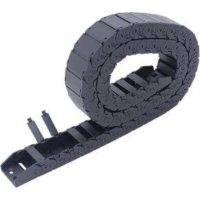 1-Meter Cable Drag Chain semi Enclosed Inner Opening Series J15BF.3. N 15 * 15 15 * 20 15 * 30 15 * 40 15 * 50 1M(28mm,15x40 mm) in Kuwait