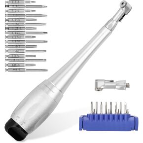 Implant Universal Hex Driver Screw Screwdriver Kit, with (5-35N.Cm) 7 Kinds of Torque +16 Universal Screws, Metal Plate Lock Design, Dual Head Design, for Dental Clinic in Kuwait