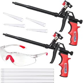 Spray Polyurethane Foam Gun Nozzles Precision for Vertical and Horizontal Ceiling Foam Applications, Replacement Tips, Reusable Sealed Small Red Nozzles for Construction Insulation (6 Pack) in Kuwait