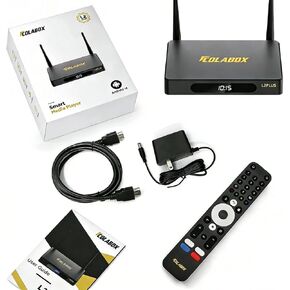 2026 COLABOX L2+، مع جهاز التحكم عن بعد الصوتي، وكابل HDMI، وسلك الطاقة، وبدائل دليل المستخدم لـ 𝕍𝕤𝕖𝕖𝔹𝕠𝕩 𝕊𝕦𝕡𝕖𝕣𝔹𝕠𝕩 in Kuwait