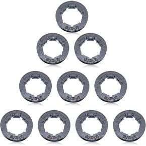 Haishine 10 Pcs 3/8" 7T Chain Drive Rim Sprocket for Husqvarna 266 268 272 280 285 288 355 362 365 371 372XP 380 385XP Fit Stihl MS440 MS441 MS460 Series Chainsaw Replace 0000 642 1223（22MM in Kuwait