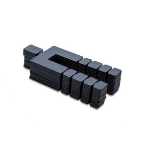 Shim Stack 4 1/8'' x 1 7/8 x 1/16'', Stackable 1000 Pcs, Black Color Made in USA, Levelers for Windows and Doors, Flat Spacer, Stackshim, Free and Quick Delivery from USA, BFSEALS in Kuwait