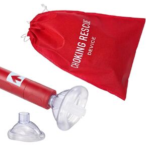 Airway Choking Rescue Device Storage Bag - Lightweight Drawstring Case for Quick Access Color Red-Z1 in Kuwait