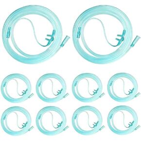 10PCS Super Soft Oxygen Tubing，Ultra Soft 6.65 Feet Nasal Cannulas for Oxygen, with Comfort Nose Piece &Standard Connection,Sterile Packaged in Kuwait