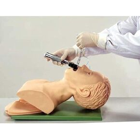 Oral Nasal Intubation Manikin Human Tracheal Intubation Electronic Model Teaching Model Professional Nurse Lab Airway Management Demo PVC Adult in Kuwait