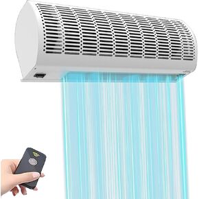 Air Curtain 24/36/48/60 Inch, 2 Speeds Remote control Air Curtain Super Power, Door Blower to Keep Flies Out, Air Curtains for Doors Commercial, 110V Unheated, Commercial Indoor Household in Saudi Arabia