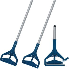 2PK مقبض ممسحة حديدي تجاري سريع التغيير، حامل بديل لرأس الممسحة شديد التحمل لتنظيف الأرضيات المبللة، مستلزمات النظافة in Kuwait