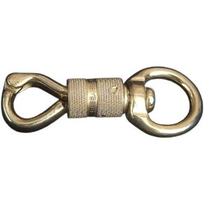 4 Pack 1 in. X 4-1/4 Western Horse Solid Brass Panic Snap with Word in Kuwait