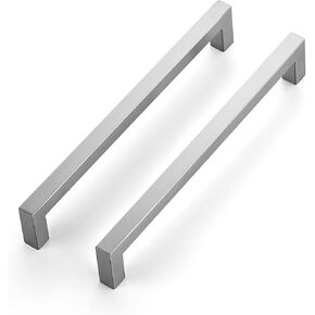 Ravinte 18 Pack 8 Inch Square Cabinet Handles - Matte Black Pulls for Kitchen Drawers and Cabinets - Hardware for Cupboards in Kuwait