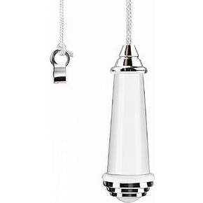 Bathroom Light Pull Cord Handle with 150CM Nylon String, Chrome Finish, White Porcelain, Classic Toilet Light Fan Switch for Bedroom (Rope) in Saudi Arabia