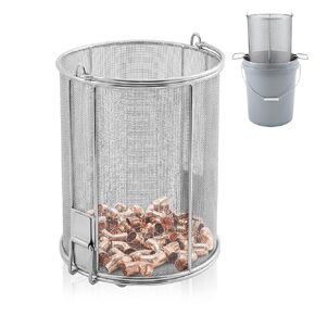 1 قطعة 1/32 بوصة Dip N' Drain سلة مصفاة تنظيف جزء من الفولاذ المقاوم للصدأ لدلاء سعة 5 جالون، مقبض متأرجح، للميكانيكا، غسيل قطع غيار السيارات، المرآب، ورشة العمل والمنزل، الدلو غير متضمن in Kuwait