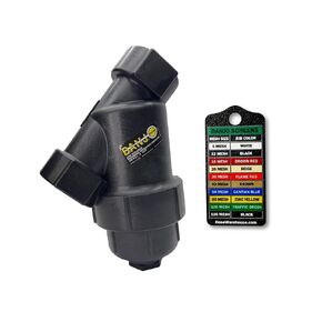 Genuine Banjo LS100-80 - 1" x 1" Y Line Strainer 80 Mesh Stainless Steel Screen with Bonus Mesh Screen Color Chart Keychain in Kuwait