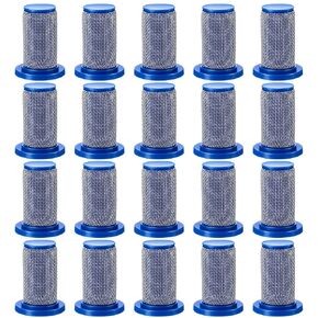 20 Pcs 50 Mesh Strainer Poly Body Stainless Steel Mesh Screen Drip-Proof Poly Check Valve Tip Strainer for Gardening in Kuwait