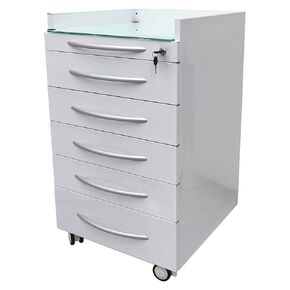 5 Drawers Dental Special Storage Cabinet Dental Cabinet Mobile Cart Stainless Steel Moving Side Cabinet Utility Storage Cart with Lock and Wheels for Dental Clinic Hospital (No Trays) in Kuwait
