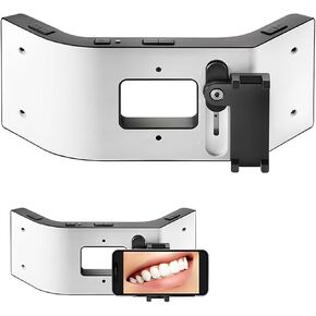 ضوء التصوير الفوتوغرافي للأسنان المحمول، ضوء ملء التصوير الفوتوغرافي للأسنان مع حامل ثلاثي القوائم ومشبك الهاتف المحمول، تصميم الإضاءة المحيطية ثلاثية الأبعاد ونطاق درجة حرارة اللون 3800K-6200K لعلاج طبيب الأسنان in Kuwait
