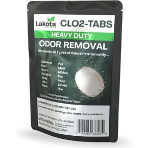 Chlorine Dioxide Heavy-Duty Fogger Deodorizing Kit, Professional Strength Odor Remover For Car, Home, RV, Room, Garage. Scent Bomb Air Freshener & Deodorizer. Easy to Use Kit Eliminates All Odors! in Kuwait