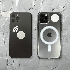 Keysy RFID Rewritable Sticker Tags (5-Pack) (White) in Kuwait