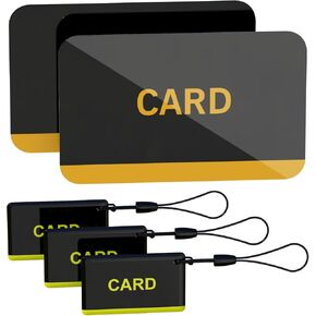 Pothunder RFID Cards Slim for Men & Women, 13.56MHz, 5 Pack (2 Large + 3 Small) for Smart Locks in Kuwait