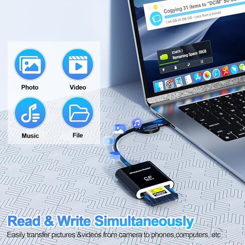 قارئ بطاقة Micro SD لجهاز iPhone iPad، محول Micro SD إلى Lightning iPhone قارئ بطاقة Micro SD يدعم iOS 13 متوافق مع iPhone 15/14/3/12/11/ X/8/7/6/ipad in Kuwait