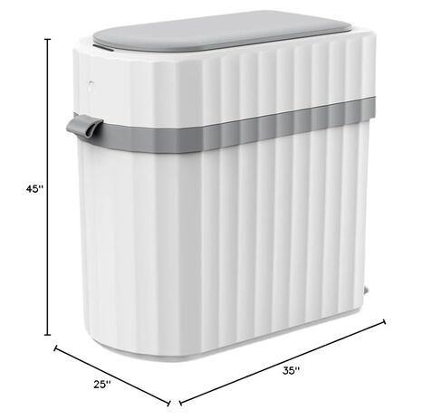 يمكن للقمامة التي يمكن أن تقطع القمامة الذكية أن القمامة التلقائية التلقائية تلقائيًا تلقائيًا يمكن أن تكون القمامة الكهربائية مع علبة القمامة الخالية من الكيس المقاومة للماء الغطاء in Kuwait