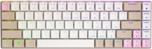 Cherry MX-LP 2.1 Compact Wireless Gaming Keyboard. RGB MX Silver Speed Switches. RGB Lighting Low-Profile MX Precision switches. 65% Size. 68 Keys. (Black & Orange) in Kuwait