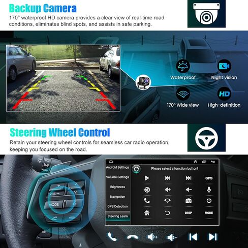 4+64GB Car Radio for Jeep Jeep Grand Cherokee WK 2008-2013 with Carplay & Android Auto, 9 inch IPS Touch Screen Android 13 Car Stereo Receiver with Voice Control Bluetooth 5.2/SWC/FM/WiFi/GPS in Saudi Arabia
