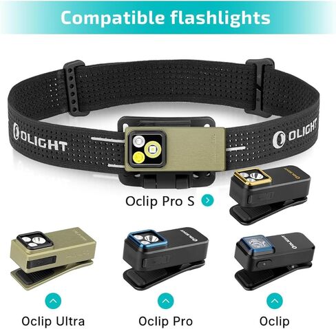 حزام Olight Oclip Series Series ، حامل الضوء الدوار الذي يدعم دوران 160 درجة ، حزام من النايلون ، متوافق فقط مع OCLIP/Oclippro/Oclipultra in Kuwait