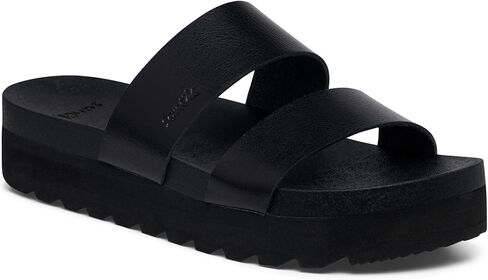 Sanuk Womens Alt-Itude | Platform Sandals Women | Womens Fashion Slide Sandals | Molded Footbed with Arch Support in Saudi Arabia