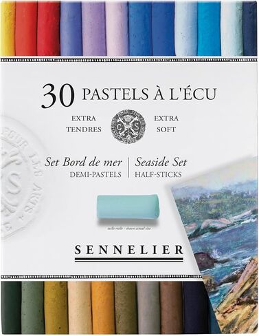 مجموعة نصف عصا من Savoir-Faire Sennelier Soft Pastels 30/Pkg-Seaside in Saudi Arabia