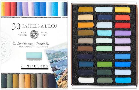 مجموعة نصف عصا من Savoir-Faire Sennelier Soft Pastels 30/Pkg-Seaside in Saudi Arabia