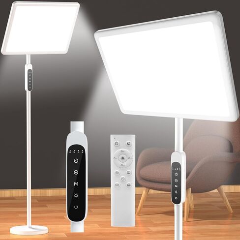 مصباح أرضي قابل للتعديل، مصباح شمعة أكثر دفئًا، مصباح شمعة كهربائي أكثر دفئًا مع مؤقت، سخان ذوبان الشمع مع 2 مصابيح هالوجين للنساء هدية تدفئة المنزل ديكور منزلي جديد in Kuwait