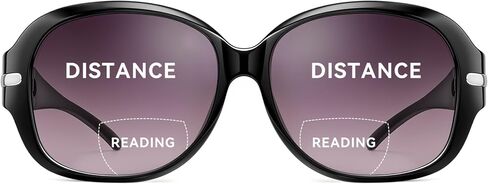 JM 2 Pairs Classic Bifocal Reading Sunglasses for Women Vintage Reader Glasses Outdoor UV Protection Black+Tortoise 2.5 in Kuwait