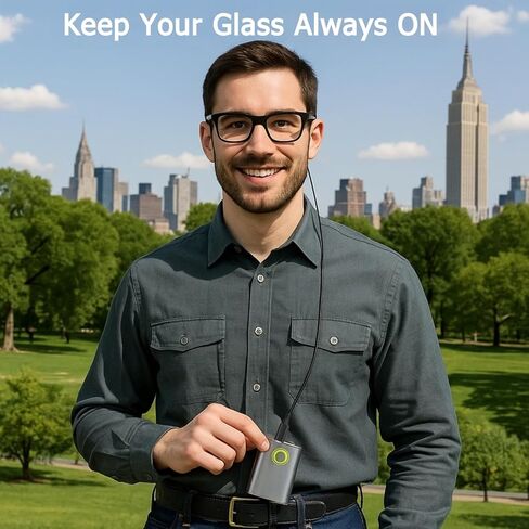 Charging Cable for Ray-Ban Meta Smart Glasses, USB C Charger Cable Compatible with Wayfarer/Headliner/Skyler Models. Supports Multiple Charging Options - Wall Charger, Phone, Laptop, or Power Bank. in Kuwait