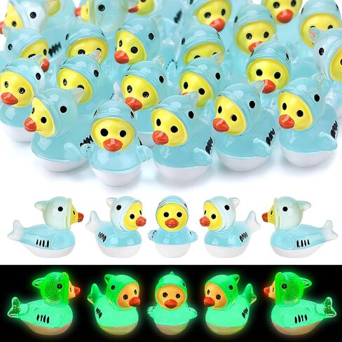 30 Pcs Cow Ducks, Mini Cow Resin Ducks Bulk, Cute Cow Print Duck, Funny Cow-Printed Resin Duck Figurines for Birthday Party Favors Micro Landscape Decorations in Kuwait