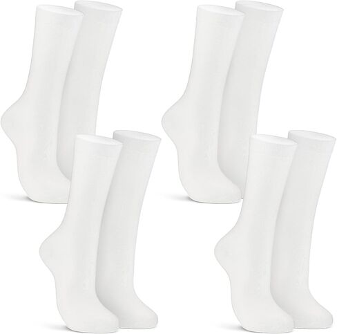 4 Pairs Silk Liner Socks Ultra-lightweight Hiking Sock Liners Calf Socks Sweat Absorption Socks for Adult in Kuwait