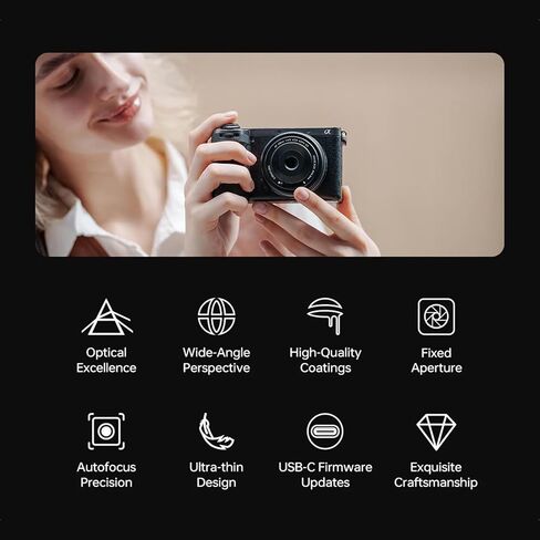 Viltrox 28mm F4.5 عدسة فطيرة لـ Fuji X ، 28 مم F/4.5 XF رقائق الرقائق ذات الحجم الكامل Len Auto Focus Camera Lenses for Fujifilm X-T5 X-H2 X-T50 X-M5 X-T30 II X-Pro3 X-S20 X-E4 in Saudi Arabia